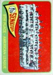 1965 Topps Baseball Cards      267     Washington Senators TC